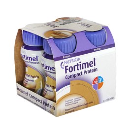 Nutricia Fortimel Compact Protein Θρεπτικό Συμπλήρωμα Διατροφής Υψηλής Ενέργειας Με Γεύση Μόκα 4x125ml