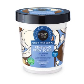Natura Siberica Organic Shop Renewing Body Scrub Coconut Bite Απολεπιστικό Σώματος με Καρύδα 450ml