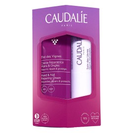 Caudalie Promo Duo Lip Conditioner 4.5gr & The Des Vignes Hand and Nail Cream 30ml