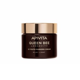 Apivita Queen Bee Longevity Light Day Cream Ελαφριά Βελούδινη Κρέμα Για Δράση Σε 12 Δείκτες Νεότητας 50ml