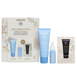 Apivita Promo Aqua Beelicious Hydrating Rich Texture Gel-Cream 40ml & Δώρο Refreshing Hydrating Face Booster 10ml & Δώρο Black Detox Cleansing Jelly 5ml