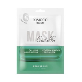 KIMOCO Beauty Mask Centella Καταπραϋντική και Ενυδατική Μάσκα Προσώπου με Εκχύλισμα Ελαίου Σεντέλλα και Τρεχαλόζη 23ml