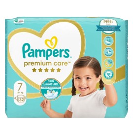 Pampers Premium Care No7 (15+kg) 32τεμ