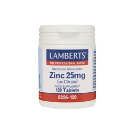 Lamberts Zinc 25mg (as Citrate) 120tabs