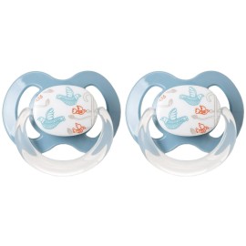 Korres Orthodontic Silicone Soothers 6-18m 2 τεμ
