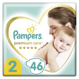 Pampers Premium Care Μέγεθος 2 (4-8Κg) 46 Πάνες
