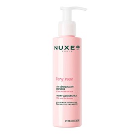 Nuxe Very Rose Creamy Cleansing Milk Γαλάκτωμα Καθαρισμού & Ντεμακιγιάζ  για Πρόσωπο & Μάτια 200ml