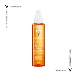 Vichy Capital Soleil Cell Protect Invisible Oil Αόρατο Αντιηλιακό Λάδι SPF30, 200ml