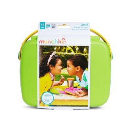 Munchkin Bento Box Green/Blue Δοχείο Φαγητού Πράσινο/Μπλε 18+ μηνών - 12530