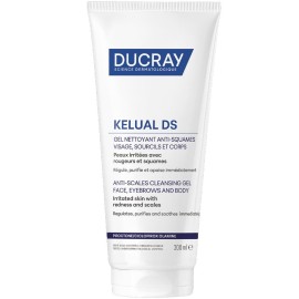 Ducray Kelual DS Anti-Scales Cleansing Gel Τζελ Καθαρισμού κατά των Λεπιών για Πρόσωπο & Σώμα 200ml
