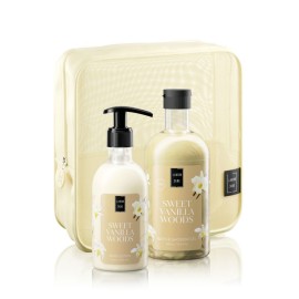 Lavish Care Promo Sweet Vanilla Woods Bath & Shower Gel 500ml & Body Lotion 300ml & Νεσεσέρ