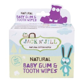 Jack N Jill Natural Μαντηλάκια Καθαρισμού Για Ούλα Και Νεογιλά Δόντια 25 Μαντηλάκια