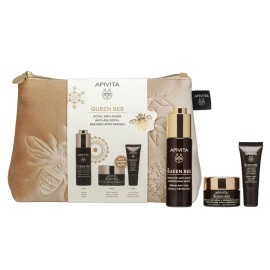 Apivita Promo Queen Bee Absolute Anti-Aging & Redefining Serum 30ml & Δώρο Regenerating Light Texture Cream 15ml & Δώρο Reviving Eye Cream 5ml