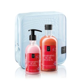 Lavish Care Promo Charming Ruby Potion Bath & Shower Gel 500ml & Body Lotion 300ml & Νεσεσέρ