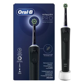 Oral-B Pro Vitality Black Ηλεκτρική Οδοντόβουρτσα με Χρονομετρητή Μαύρο 1τεμ