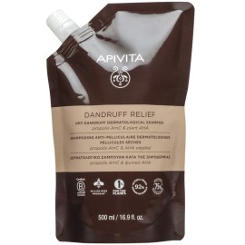 Apivita Dandruff Refill Δερματολογικό Σαμπουάν κατά της Ξηροδερμίας με Propolis AmC & Φυτικό AHA 500ml