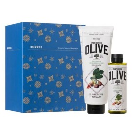 Korres Promo Pure Greek Olive Αφρόλουτρο Σύκο 250ml & Pure Greek Olive Fig Κρέμα Σώματος Σύκο 400ml