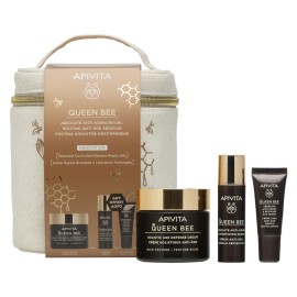 Apivita Promo Queen Bee Absolute Anti-Aging & Regenerating Cream Rich Texture 50ml & Redefining Serum 10ml & Δώρο Reviving Eye Cream 5ml & Νεσεσέρ 1 Τεμάχιο