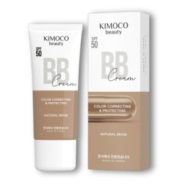 KIMOCO Beauty BB Cream Κρέμα Προσώπου για Ομοιόμορφη Κάλυψη με Spf 50 Natural Beige 40ml