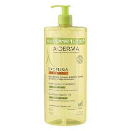 A-Derma Exomega Control Emollient Shower Oil 1000ml