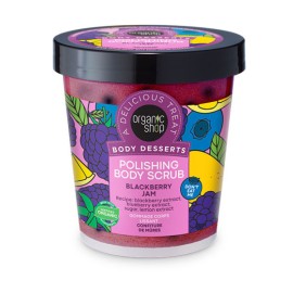 Natura Siberica Organic Shop Body Desserts Polishing Body Scrub Blackberry Jam Απολεπιστικό Σώματος Μαρμελάδα Βατόμουρο 450ml