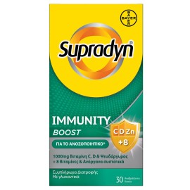 Supradyn Immunity Boost 1000mg C, D & Zn +8, 30effer.tabs