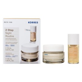 Korres Promo White Pine Restorative Overnight Facial Cream 40ml & Δώρο Deep Wrinkle, Pumping & Age Spot Concentrate 15ml