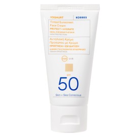 Korres Yoghurt Tinted Sunscreen Face Cream Spf50, 50ml