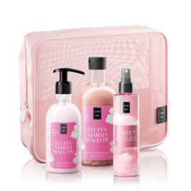 Lavish Care Promo Fluffy Marshmallow Bath & Shower Gel 500ml & Body Lotion 300ml & Sweet Clouds Mist 200ml & Νεσεσέρ