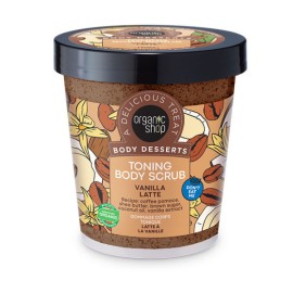Natura Siberica Organic Shop Body Desserts Toning Body Scrub Vanilla Latte Τονωτικό Απολεπιστικό Σώματος Βανίλια-Καφές 450ml