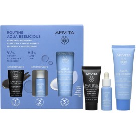 Apivita Promo Aqua Beelicious Oil-Free Κρέμα-Gel Ελαφριάς Υφής 40ml & Δώρο Μαύρο Gel Καθαρισμού 15ml & Booster 10ml