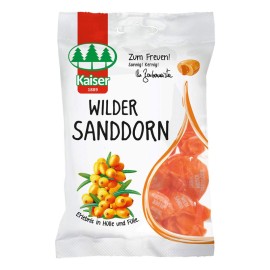 Kaiser Sore Throat Candies Wilder Sanddorn Καραμέλες για το Βήχα με Γέμιση Από Ιπποφαές 90g