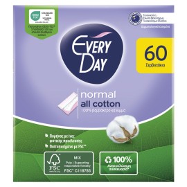 Every Day Normal All Cotton Σερβιετάκια 60τεμ