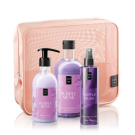 Lavish Care Promo Purple Musk Bath & Shower Gel 500ml & Body Lotion 300ml & Fragrance Mist 200ml & Νεσεσέρ