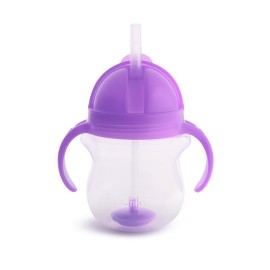 Munchkin Κύπελλο με Καλαμάκι 207 ml Μωβ - 90143