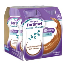 Nutricia Fortimel Protein 1,5 Kcal Σοκολάτα 4x200 ml