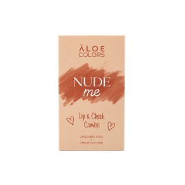 Aloe Colors Lip & Cheek Combo Nude Me Σετ με Lip & Cheek Stick Soft Peach για Χείλη & Μάγουλα 5 g & Creamy Lip Liner Honey Drip Μολύβι Χειλιών 0,5 g