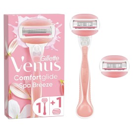 Gillette Venus ComfortGlide Spa Breeze Λαβή Γυναικείας Ξυριστικής Μηχανής 1τεμ & Ανταλλακτικές Κεφαλές 2τεμ