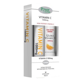 Power Health Power of Nature Promo Vitamin C 1000mg, 20 effer.tabs & Ultra Vitamin C 500mg, 20 effer.tabs