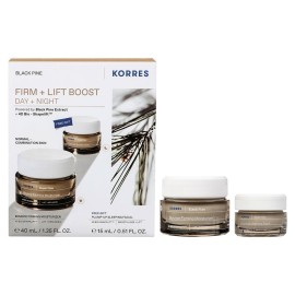 Korres Promo Black Pine Bounce, Firming & Moisturizer Day Cream 40ml & Δώρο Plump Up, Sleeping Facial Cream 15ml