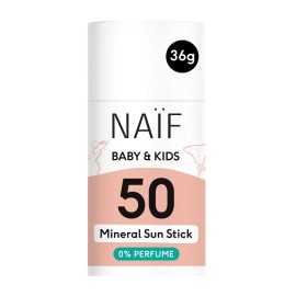 Naif Mineral Sunscreen Stick 0% Perfume for Baby & Kids SPF50 36gr