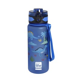 Ecolife Παιδικό Παγούρι Tritan με Καλαμάκι Δεινόσαυροι 500ml