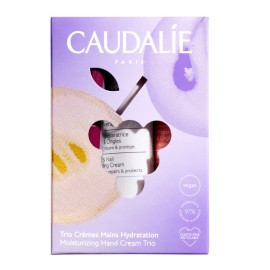 Caudalie Promo Xmas The Des Vignes, Vinotherapist, Rose de Vigne Repairing Hand & Nail Cream 3x30ml