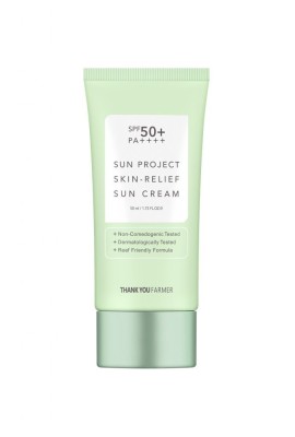 Thank You Farmer Sun Project Skin Relief Sun Cream SPF50+ Αντηλιακό Προσώπου 50ml