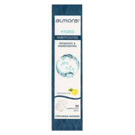 Elpen Almora Plus Hydro Ηλεκτρολύτες για Ενυδάτωση & Ενέργεια με Γεύση Λεμόνι 20 Effer.tabs