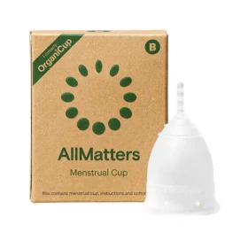 AllMatters OrganiCup Menstrual Cup Size B Κύπελλο Περιόδου 1 Τεμάχιο