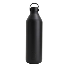 Chilly's Series3 Ανοξείδωτο Μπουκάλι - Θερμός Onyx Black 1L