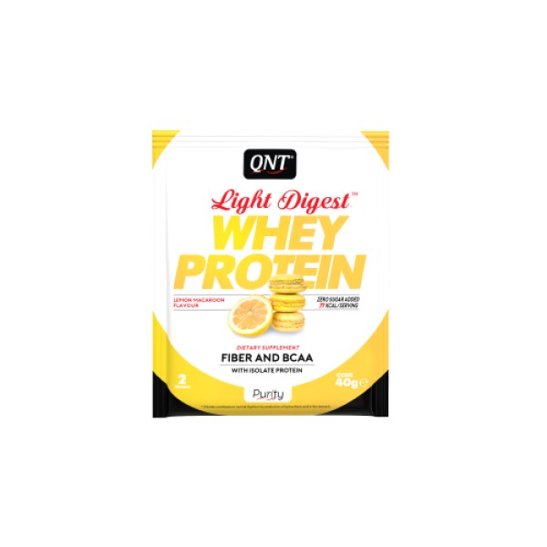 QNT Light Digest Whey Protein Lemon Macaroon 40 gr product photo