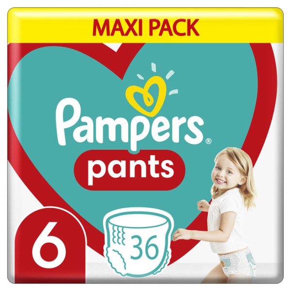 Pampers Pants Μέγεθος 6 (15+kg) 36 Πάνες-Βρακάκι product photo