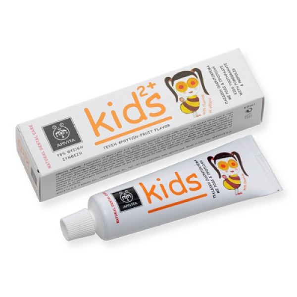 Apivita Οδοντοκρέμα Kids 2+ Με Ρόδι & Πρόπολη 50 ml product photo